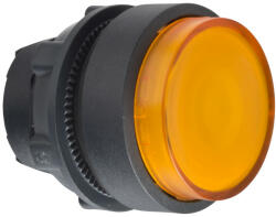 Schneider Electric Schneider ZB5AW153 Harmony műanyag világító nyomógomb fej, Ø22, visszatérő, LED-es, narancssárga (ZB5AW153)