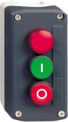 Schneider Electric Schneider XALD363G Harmony XALD tokozott nyomógomb, 1 zöld-1 piros nyomógomb 120VAC LED lámpa, 1NO+1NC (XALD363G)