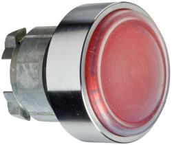 Schneider Electric Schneider ZB4BP483 Harmony fém nyomógomb fej, Ø22, visszatérő, védőmembrán, betehető címke, piros (ZB4BP483)