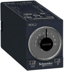 Schneider Electric Schneider REXL2TMBD Zelio Time dugaszolható bekapcsolás késleltető időrelé, A funkció, 2CO, 5A, 24VDC (REXL2TMBD)