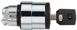 Schneider Electric Schneider ZB4BG02 Harmony fém választókapcsoló fej, Ø22, 455 kulcsos, kivehető, 2 állású (ZB4BG02)
