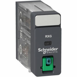 Schneider Electric Schneider RXG21BD Zelio RXG Interfész relé, 2CO, 5A, 24VDC, tesztgomb (RXG21BD)