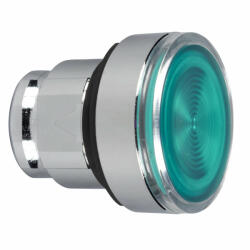 Schneider Electric Schneider ZB4BW333S Harmony fém világító nyomógomb fej, Ø22, , beépített LED-hez, hornyolt lencsével (ZB4BW333S)