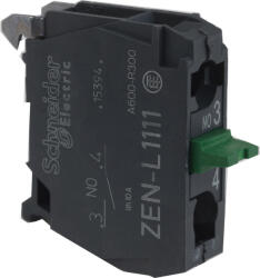 Schneider Electric Schneider ZENL1111TQ Harmony érintkezőblokk, Ø22 készülékekhez, 1NO, hátsó rögzítés, MOQ: 100db (ZENL1111TQ)