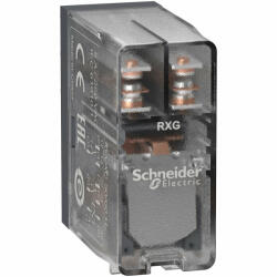 Schneider Electric Schneider RXG25B7 Zelio RXG Interfész relé, 2CO, 5A, 24VAC (RXG25B7)