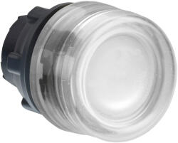 Schneider Electric Schneider ZB5AW513 Harmony műanyag világító nyomógomb fej, Ø22, védősapkás, beépített LED-hez, fehér (ZB5AW513)