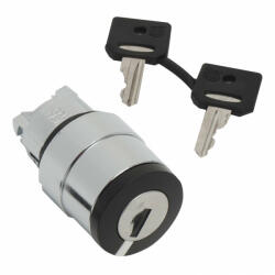 Schneider Electric Schneider ZB4BG2TEC10 Harmony fém választókapcsoló fej, Ø22, CES TEC10 , 2 állású, bal helyzetben (ZB4BG2TEC10)