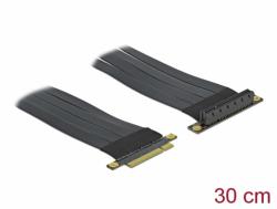 Delock Riser Card PCI Express x8 la x8 + cablu flexibil 30cm, Delock 85766 (85766)