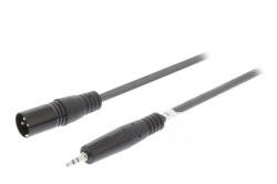 Nedis 3, 5 mm jack - XLR audiokábel - 1, 5 m (COTH15300GY15)
