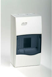 Ide Electric S. L IDE 24352 BV4PT/RR Kiselosztó COMBI 1/ 4 fehér falon kívüli műanyag IP40 PE+N átlátszó ajtó (BV4PT/RR)