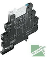 Weidmüller 1122770000 TRS 24VDC 1CO Sorkapocsrelé 1v 24VDC +aljzat 1 váltós (1122770000)