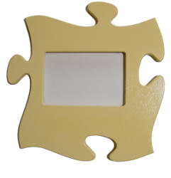 Batadecor Puzzle képkeret (pasztell sárga)