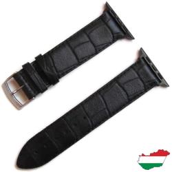 Viljar Handmade Kroky bőrszíj fekete 40/41/42 MM