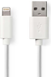 Nedis USB Lightning Încărcător/cablu date Alb 2m CCGP39300WT20 (CCGP39300WT20)
