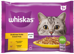 Whiskas 4x85g Baromfi lakomák aszpikban DB94W/FD15W - tenyesztoitap