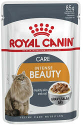 Royal Canin INTENSE BEAUTY CARE - szószos nedves táp felnőtt macskák részére a szebb szőrzetért és az egészséges bőrért (12*85g)