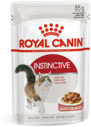Royal Canin INSTINCTIVE GRAVY - felnőtt macska szószos nedves táp (12*85g) - tenyesztoitap