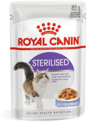 Royal Canin STERILISED JELLY - ivartalanított felnőtt macska zselés nedves táp (12*85g)