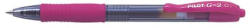 Pilot Roller cu gel Pilot Begreen G-2+ diverse culori 0.7 mm cu click roz (PBL-G2-7P)