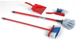 Klein Set de curatenie de jucarie, mop, faras, matura si perie, Vileda (TK6706)