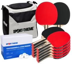 Sport-Thieme Asztalitenisz szett 12 ütővel Sport-Thieme, 120 labdával hord táskában