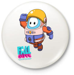 printfashion Fall Guys - Astronaut - Kitűző, hűtőmágnes - Fehér (3089889)