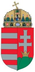 Magyarország címere karton 21×29, 7 cm A/4 A Magyar Köztársaság címere, Magyar nemzeti címer 250 gr karton