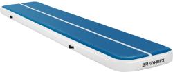Gymrex Felfújható tornaszőnyeg - 500 x 100 x 20 cm - 250 kg - kék/fehér (GR-ATM6)