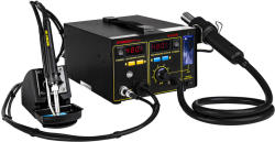 STAMOS Forrasztóállomás füstelszívóval - 720 W - 2 kijelző - BASIC (S-LS-16 BASIC)