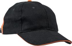 Cerva KNOXFIELD baseball sapka fekete/narancs (C03140108C1999) (C03140108C1999)