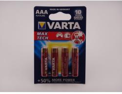 VARTA Longlife Max Power LR03 AAA 1.5V baterii alcaline blister 4