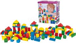 Eichhorn Fakockák színesek Coloured Wooden Blocks Eichhorn különböző formákban 100 db 25 mm magasak 12 hó-tól (EH10171)