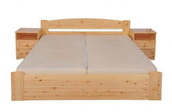 Komforttéka Sára " egyenes " fenyő ágyneműtartós ágy 160
