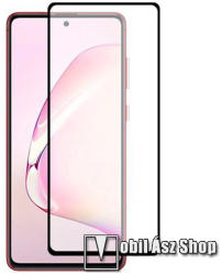 SAMSUNG Galaxy Note10 Lite, Galaxy A71, Galaxy A71 5G, Üvegfólia, Full cover, 0, 25mm, 9H, Fekete