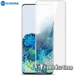 SUNSHINE Hydrogel TPU képernyővédő fólia - Ultra Clear, ÖNREGENERÁLÓ! - 1db, a teljes képernyőt védi - SAMSUNG Galaxy S20 FE 5G (SM-G781B) / SAMSUNG Galaxy S20 FE 4G (SM-G780F)