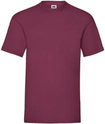 Fruit of the Loom Csomag akciós póló (minimum 3 db) Férfi póló Rövid ujjú Fruit of the Loom Valueweight Tee - L , Burgundi vörös