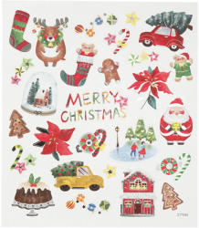 CCHOBBY Karácsonyi matrica, karácsonyi hangulat, 15x17cm (CRC-298901) - mesescuccok