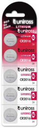 Uniross Baterie litiu CR2016 UNIROSS, blister 5 bucati (U5CR2016)