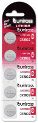 Uniross Baterie litiu CR2032 UNIROSS, blister 5 bucati (U5CR2032)