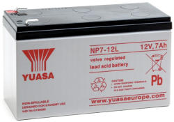 YUASA Acumulator stationar plumb acid YUASA 12V 7Ah T2 AGM VRLA (NP7-12L)