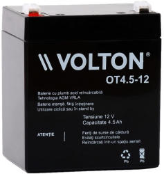 VOLTON Acumulator stationar plumb acid VOLTON 12V 4.5Ah AGM VRLA (OT4.5-12)