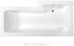 M-Acryl Linea aszimmetrikus akril kád 150X70/85cm