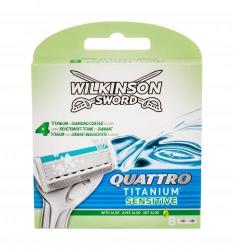 Wilkinson Sword Quattro Essential 4 rezerve lame Lame de rezervă 8 buc pentru bărbați
