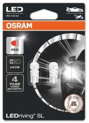 OSRAM LEDriving SL T10 W5W LED 2825DRP-02B piros