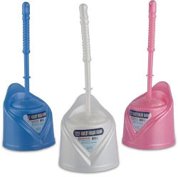 UCTEM PLAS Wc kefe+tartó műanyag fehér (WC360W) - alphadenthigienia