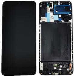 Samsung GH82-19747A Gyári Samsung Galaxy A70 LCD kijelző érintővel fekete kerettel előlap (GH82-19747A)