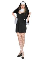  Sexy apáca jelmez (TÖBB méret)-E-5017