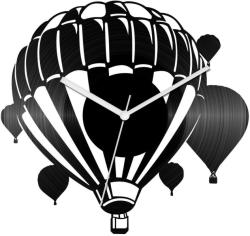 Hőlégballonok bakelit óra (bak-ja-009)