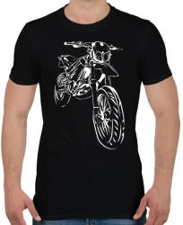 printfashion apriliasxf - Férfi póló - Fekete (3291594)