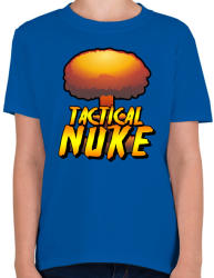 printfashion Tactical Nuke - Gyerek póló - Királykék (3262878)